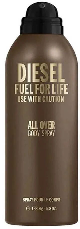 Diesel Fuel for Life kūno purškiklis, rudas buteliukas