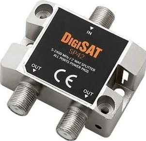 DigiSat SP42 signalo skirstytuvas su trimis F jungtimis