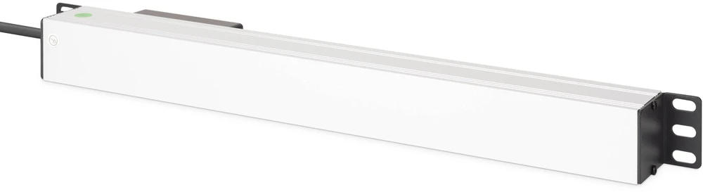 Digitus DN-95439 maitinimo paskirstymo įrenginys 7 AC išvestis(ys / čių) 1U Juoda, Sidabras