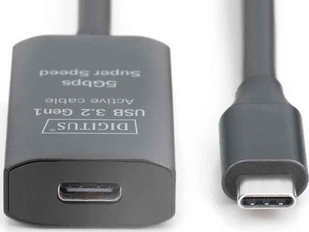 Digitus Skaitmenas | Aktyvus USB 3.2 Gen1 5G ilgintuvas | DA-73109 | USB-C į USB-C