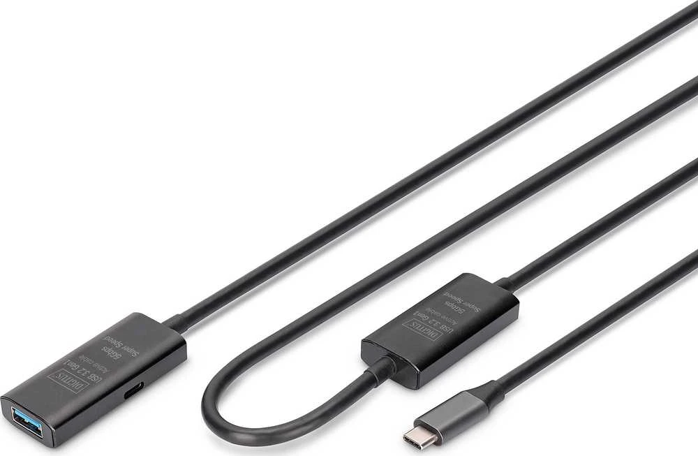 Digitus Skaitmenas | Aktyvus USB 3.2 Gen1 5G ilgintuvas | DA-73111 | USB-C į USB-A