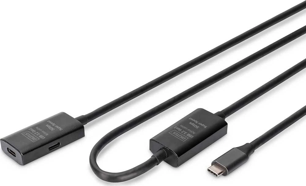 Digitus Skaitmenas | Aktyvus USB 3.2 Gen1 5G ilgintuvas | DA-73109 | USB-C į USB-C