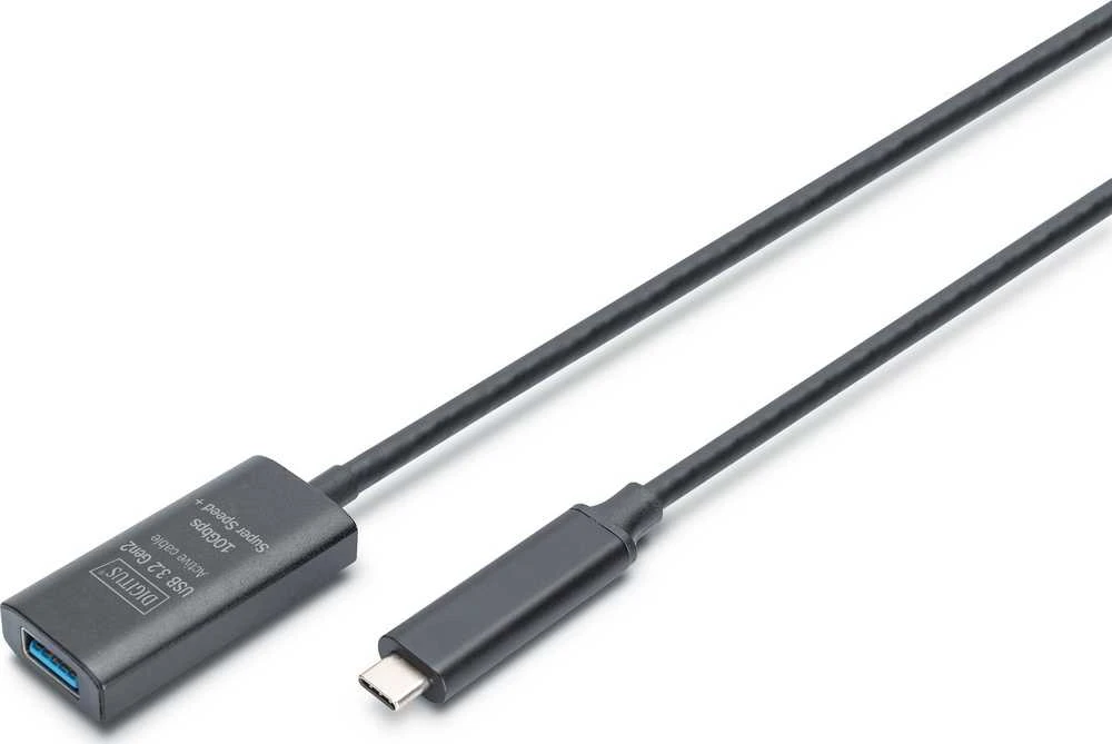 Digitus Skaitmenas | Aktyvus USB 3.2 Gen2 10G ilgintuvas | DA-73113 | USB-C į USB-A