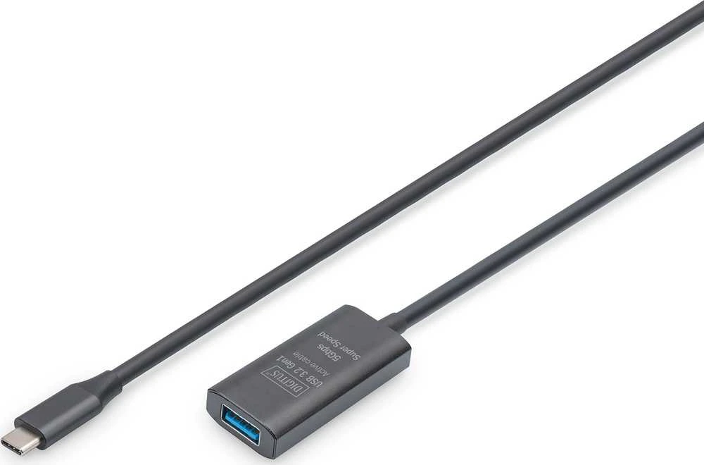 Digitus Skaitmenas | Aktyvus USB 3.2 Gen1 5G ilgintuvas | DA-73110 | USB-C į USB-A