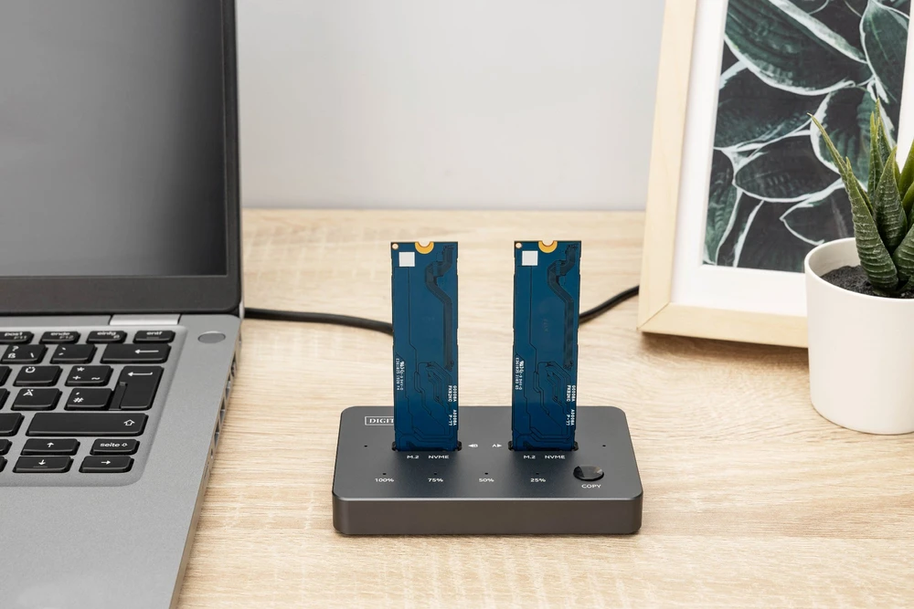 Digitus DA-71545-1 saugojimo diskų prijungimo stotis USB 3.2 Gen 1 (3.1 Gen 1) Type-C Juoda