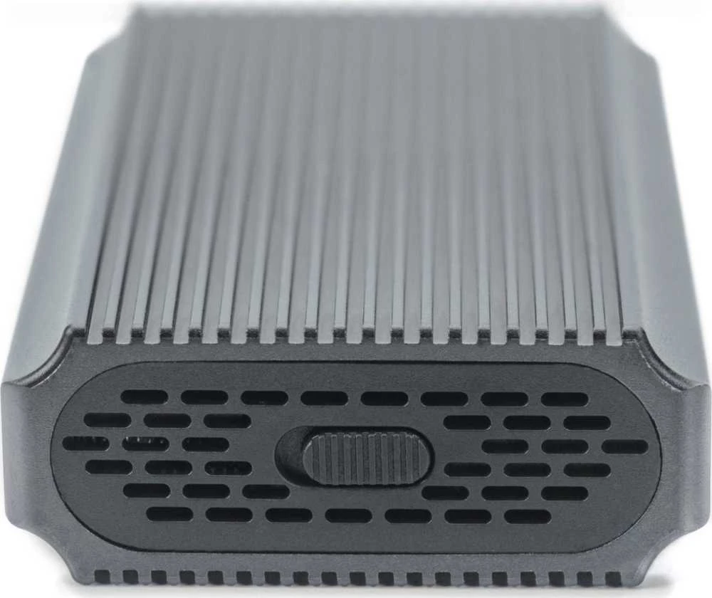 „Assmann Electronic DIGITUS USB M.2“ kietojo disko korpusas SSD išorinis NVMe 40Gbps USB 4.0 aliuminis be įrankių