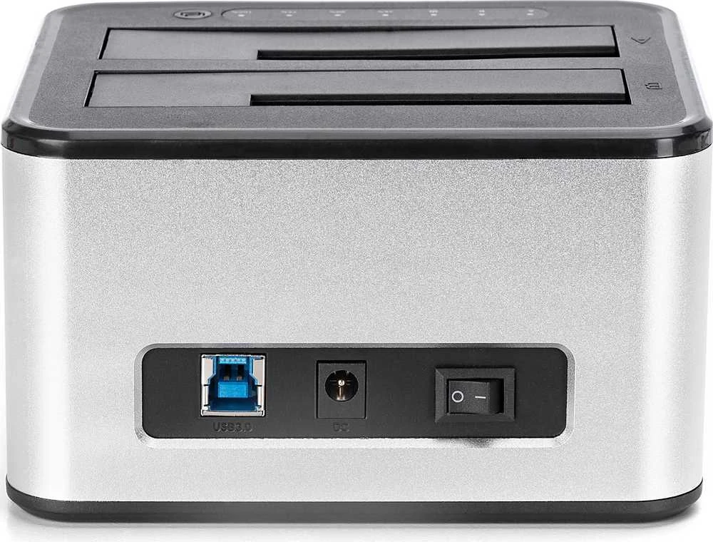 „Digitus USB 3.0“ dviguba SATA HDD prijungimo stotis 2,5"/3,5"