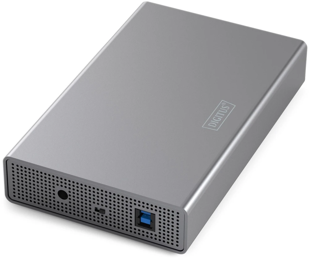„Digitus“ USB 3.0 kietojo disko korpusas, 3,5 colio, SATA, 16 TB, aliuminis | DA-71106-1