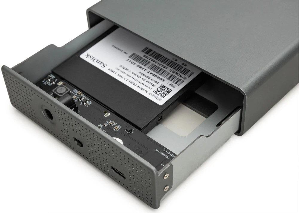 „Digitus“ USB 3.0 kietojo disko korpusas, 3,5 colio, SATA, 16 TB, aliuminis | DA-71106-1