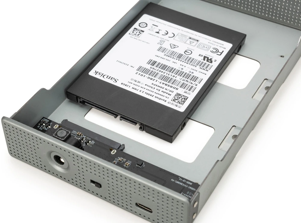 „Digitus“ USB 3.0 kietojo disko korpusas, 3,5 colio, SATA, 16 TB, aliuminis | DA-71106-1