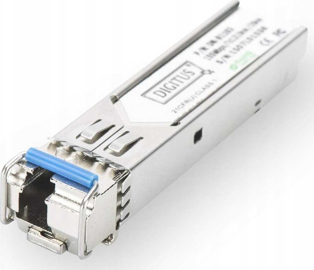 Su „Digitus“ HP suderinamas mini GBIC (SFP) modulis, 1,25 Gbps, 20 km, su DDM funkcija | DN-81003-01 | SFP | Vieno režimo | LC | 1250 Mbit/s | Maksimalus perkėlimo atstumas 20000 m