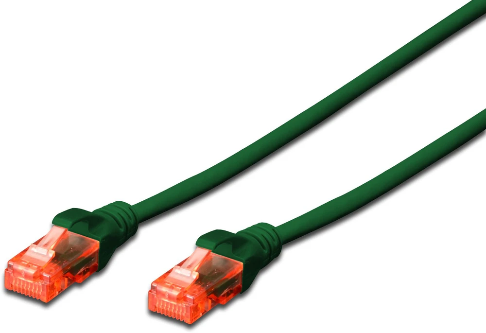 Digitus 15m Cat6 U/UTP kabelis sieciowy Žalias U/UTP (UTP)
