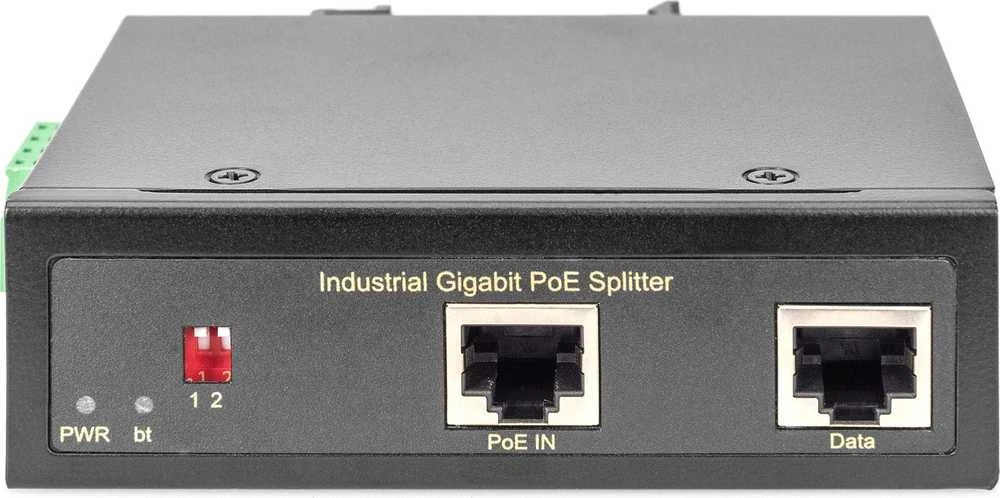 Šakotuvas DIGITUS Industrial Gigabit PoE++ Splitter, 802.3bt | Digitus