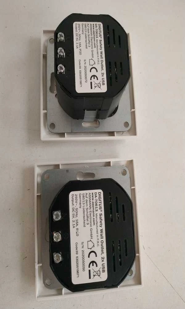 Digitus Apsauginis lizdas, skirtas montuoti po 2 USB jungtys | DA-70613