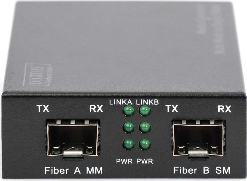 „Digitus Assmann“ DAUGIŲ / VIENO MODE MEDIACONVERTER / GIGABIT 850 NM 1310 NM 1550 NM (SM)