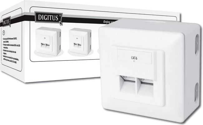 Digitus Lizdas CAT 6 2xRJ45 (DN-9006/B5-N)
