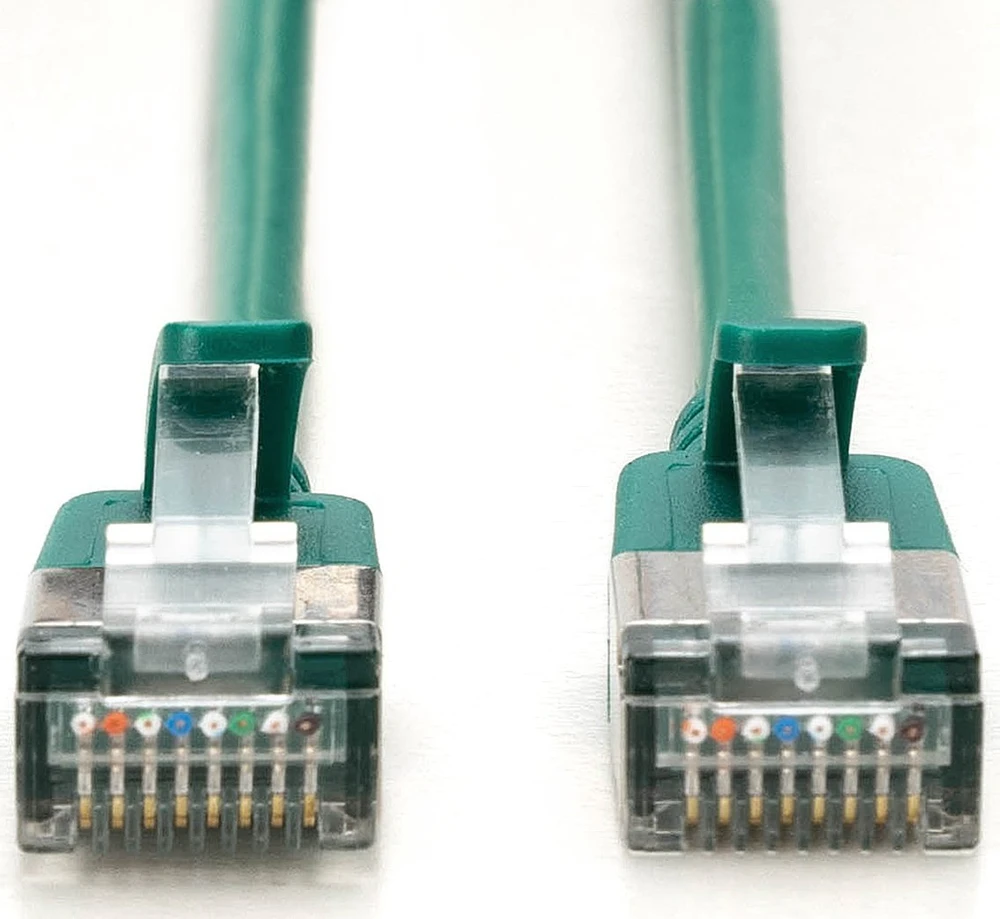 Digitus CAT 6A klasa Ea, F/FTP, skrętka patch, Cu, LSZH, AWG 32/7, ilgis: 3 m, žalia