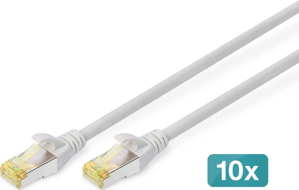 Digitus DK-1644-A-030-10 tinklo kabelis Pilka 3 m Cat6a S/FTP (S-STP)