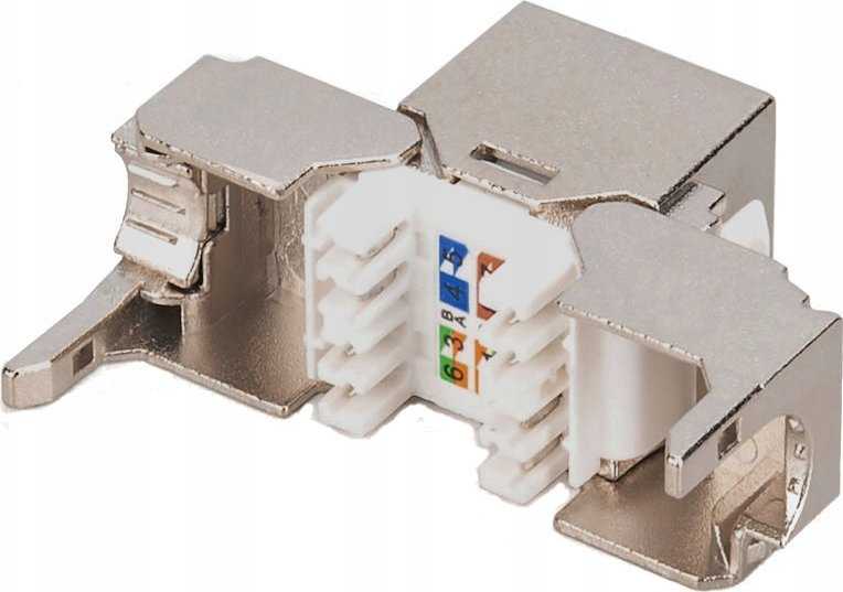 „Digitus Compact CAT 6A Keystone“ modulis, ekranuotas, montavimo jungtis be įrankių