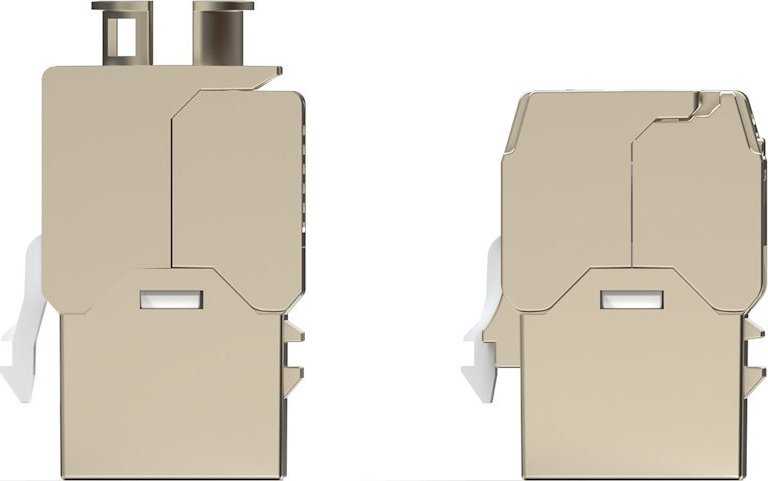 „Digitus Compact CAT 6A Keystone“ modulis, ekranuotas, montavimo jungtis be įrankių