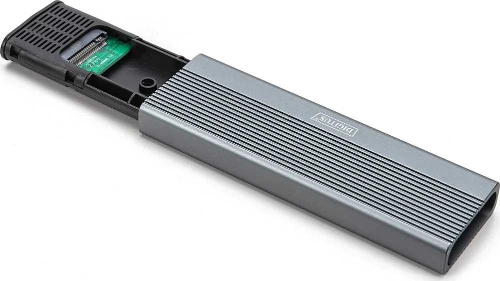 Digitus USB M.2 kietojo disko korpusas, SSD, išorinis, SATA, 6Gbps, USB 3.1 Gen2 | DA-71154
