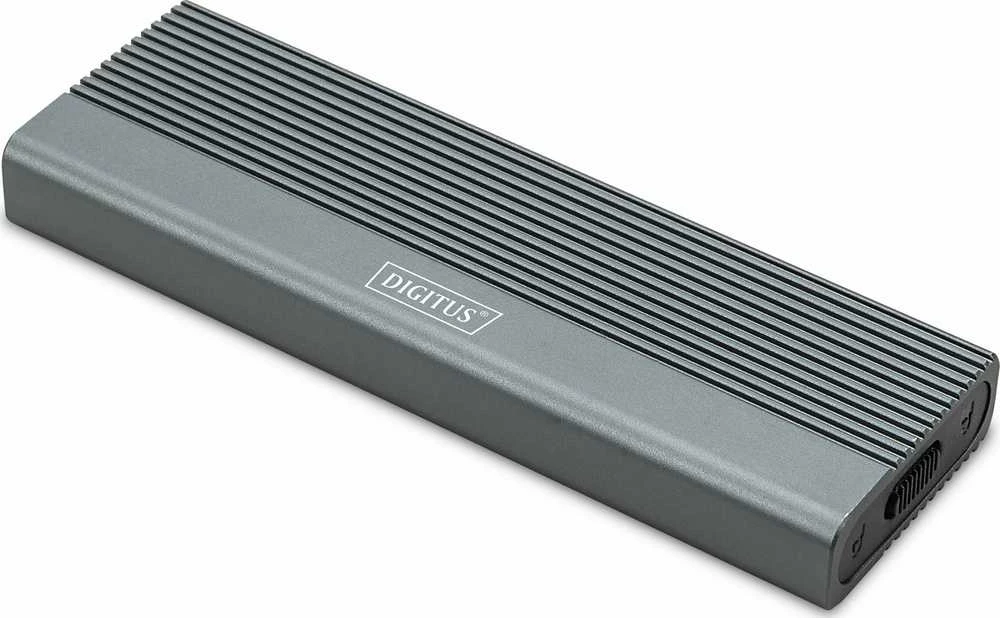 Digitus USB M.2 kietojo disko korpusas, SSD, išorinis, NVMe + SATA, 10Gbps (NVMe) 6 Gbps (SATA), USB3.1 Gen2 | DA-71156