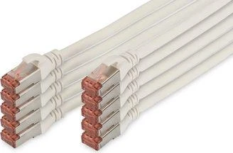 „Digitus Patchcord CAT6“, S-FTP, 2 m, 10 vnt (DK-1644-020-WH-10)