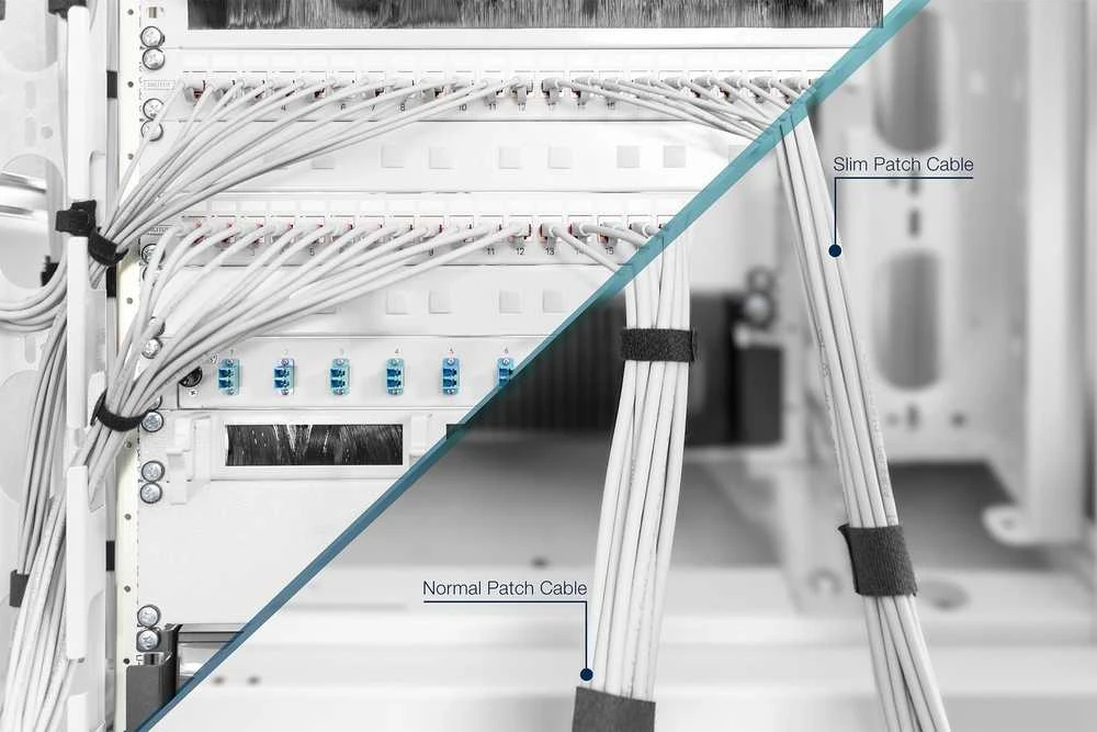 Digitus CAT 6 U/FTP Slim kabelis patchowy 10m pilka (DK-1624-100S)