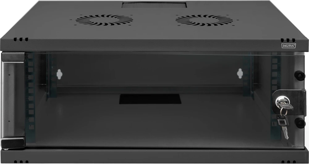 DIGITUS 19″ 4U cabinet, unmounted, 210x540x400 mm, color juodas, DN-38011