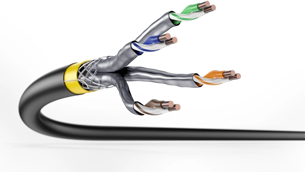 Digitus Kabelis ziemny Cat7a S/FTP 50 m Juodas (DK-1743-A-VH-05-OD)