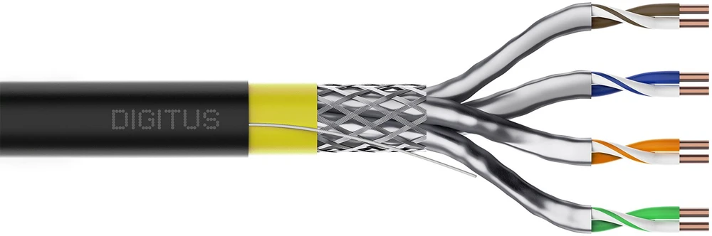 Digitus Kabelis ziemny Cat7a S/FTP 50 m Juodas (DK-1743-A-VH-05-OD)