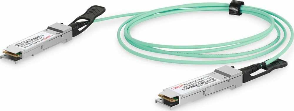 Digitus DIGITUS kabelis QSFP28 į QSFP28 100G 10.0m turkio spalvos