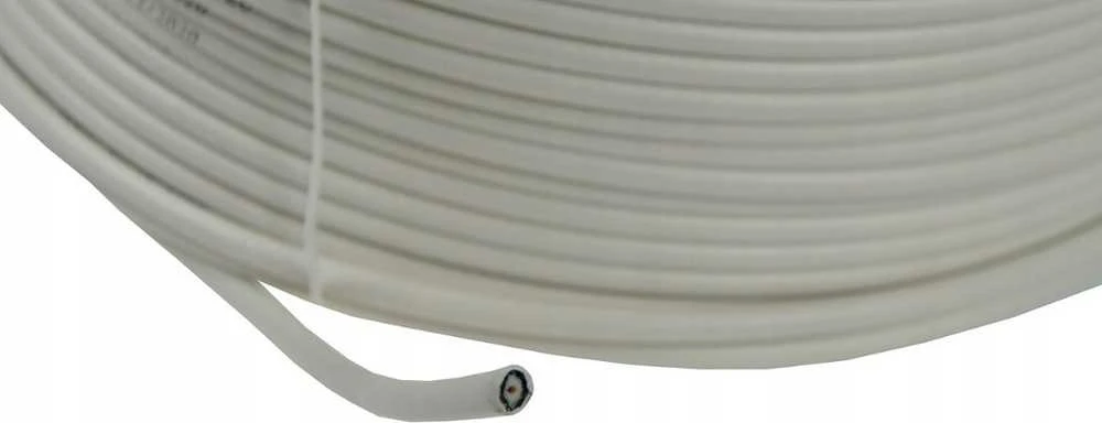 Assmann Electronic DIGITUS koaksialinis kabelis RG-6 75 omų ekranuota folija + pynė 77 procentai Eca PVC 500m baltas ritė