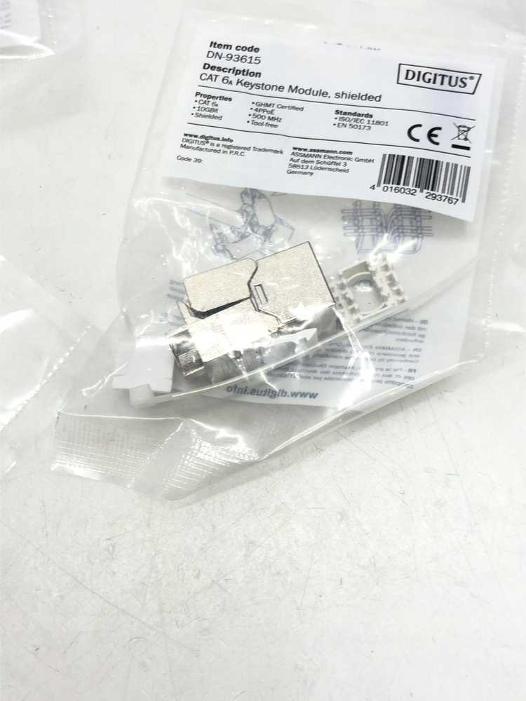 Digitus Digitus Modulis Keystone CAT 6A, ekranowany, podłączenie montażowe bez użycia narzędzi - 8 kst
