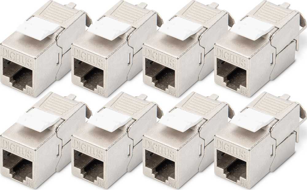 Digitus Digitus Modulis Keystone CAT 6A, ekranowany, podłączenie montażowe bez użycia narzędzi - 8 kst