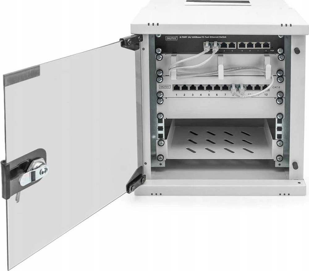 DIGITUS Wandgehuse SOHO PRO 6HE 325x315x300 mm 10 grau