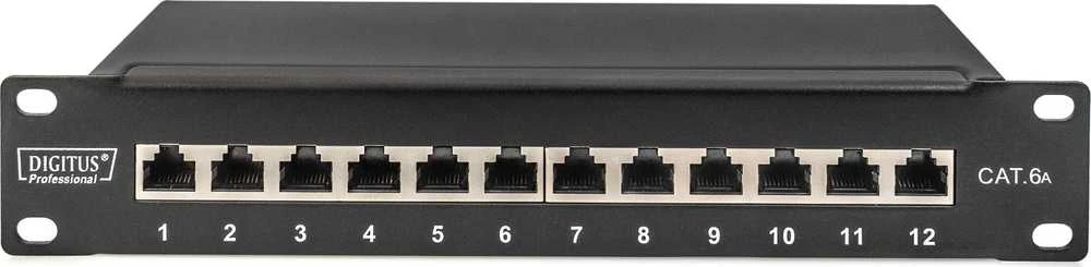 Digitus Patch panel 10'' 1U 12x RJ45 LSA kat. 6A (DN-91612S-EA)