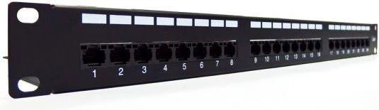 Digitus Patch skydelis 19 "24 prievadai, CAT6, U / UTP, 1U