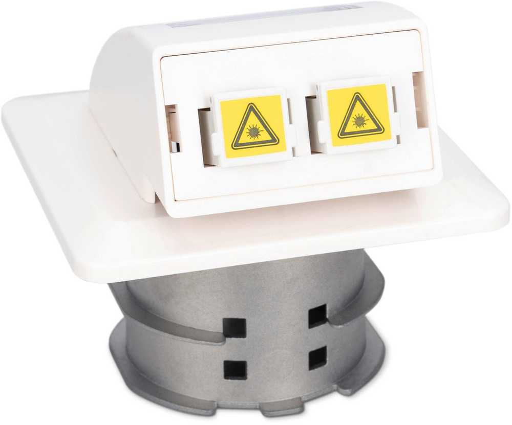 Digitus DIGITUS FTTH Glasfaser Unterputz-Wandanschlussdose SC/LC ADA