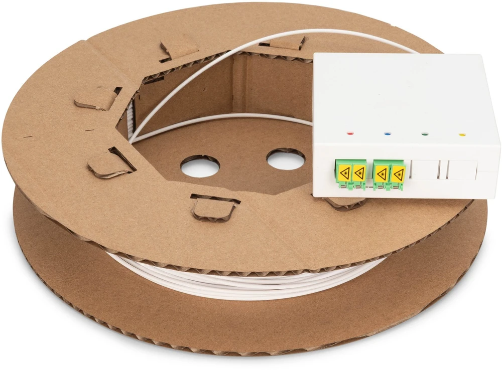 Digitus DIGITUS Fttx - Installationskit 4-Kern LC-Stecker 30 m APC NE4