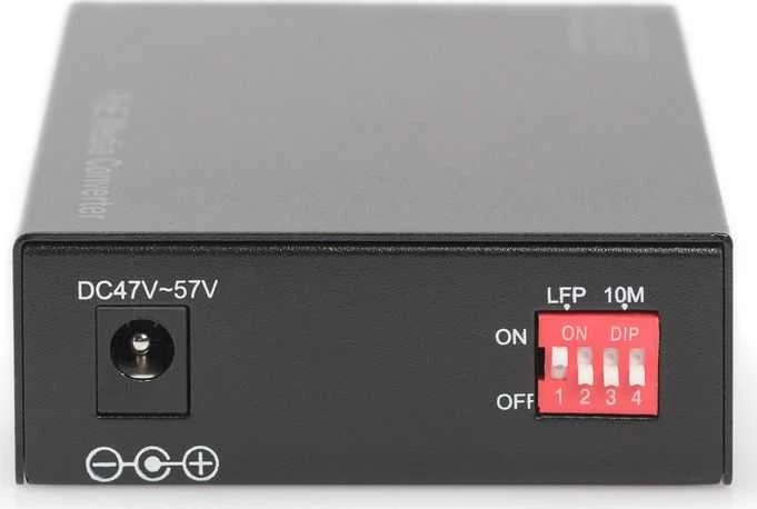 Digitus DN-82160 tinklo medijos keitiklis 1000 Mbit/ai 1310 nm Vienas režimas Juoda