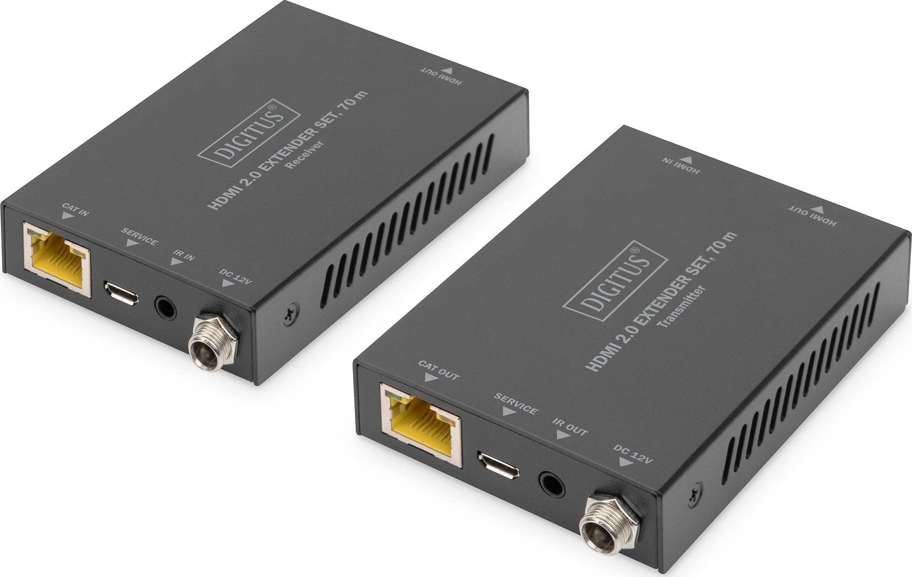 DIGITUS HDMI 2.0 plėstuvo siųstuvas ir imtuvas