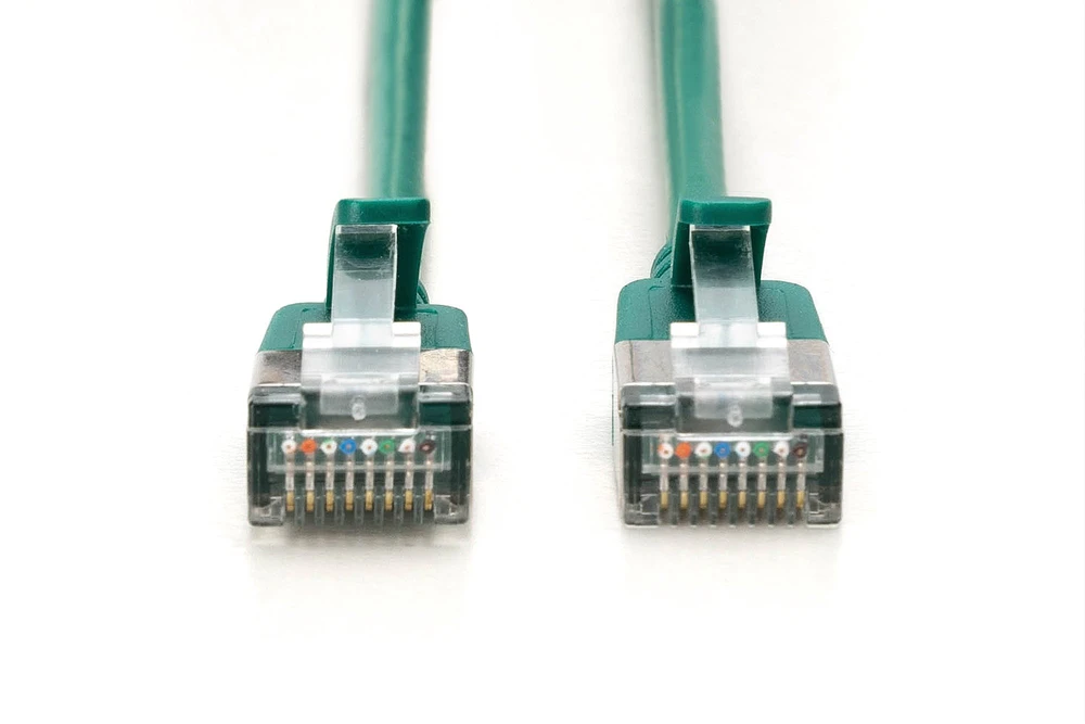 Digitus Kabelis krosowy, Cat.6a, F/FTP, Slim, žalia, 1.5 m, 10 vnt. (DK-1632-A-015S-G-10)