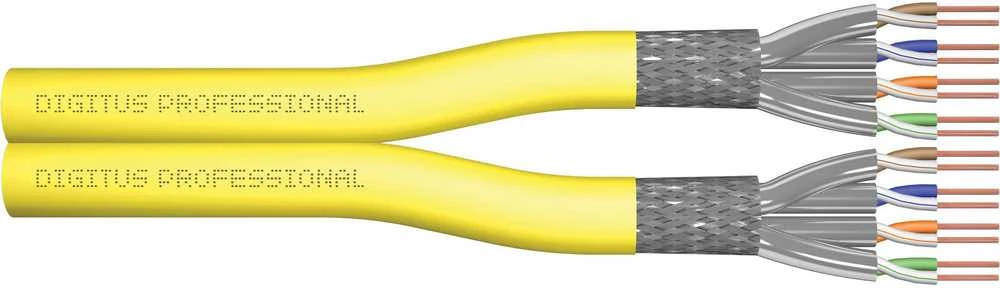 „Digitus“ tinklo kabelis Cat7a S/FTP duplex 500m Geltonas (DK-1744-A-VH-D-5)