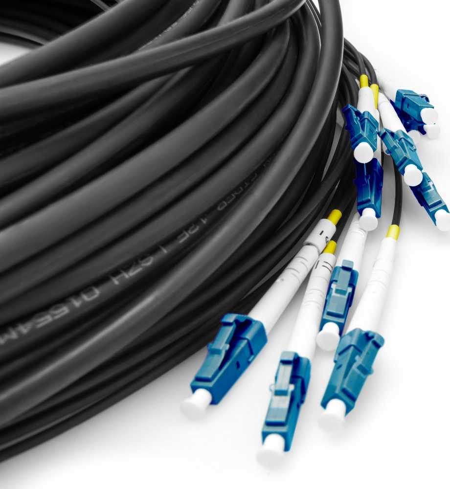„Digitus Cables“ šviesolaidinis jungiklis, daugiamodis OS2, 12 skaidulų, LC/UPC – LC/UPC