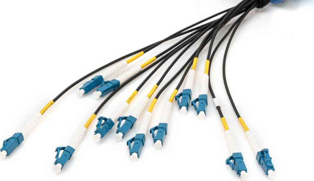 „Digitus Cables“ šviesolaidinis jungiklis, daugiamodis OS2, 12 skaidulų, LC/UPC – LC/UPC