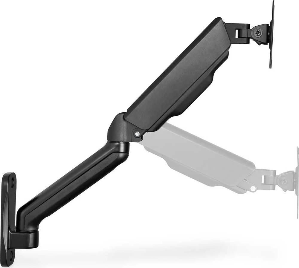 Laikiklis Assmann Electronic DIGITUS Single Gas Spring Monitorius Wall Mount 32inch 9kg max juodas