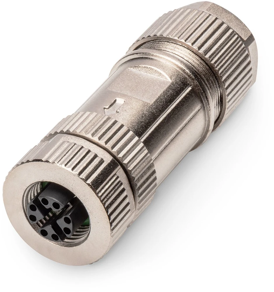 Digitus Lizdas M12 X-kodowane, konfigurowalne na miejscu, IP67, Cat.6A