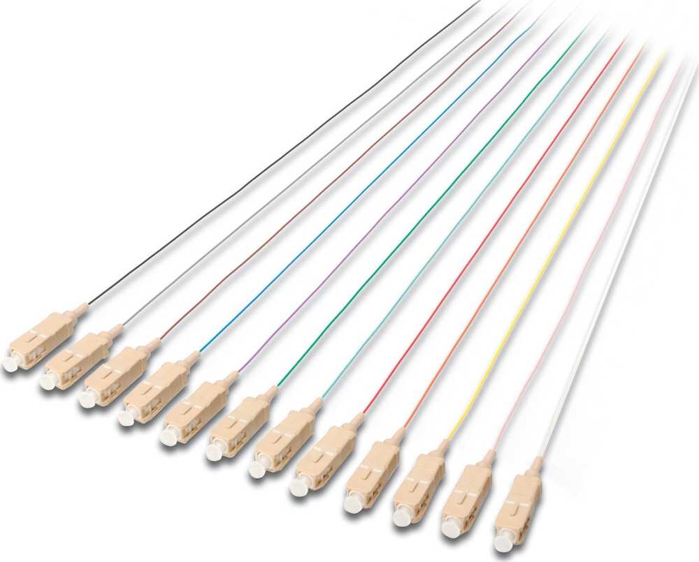 Digitus LWL Pigtail-Set, 12 Stk.SC OM4