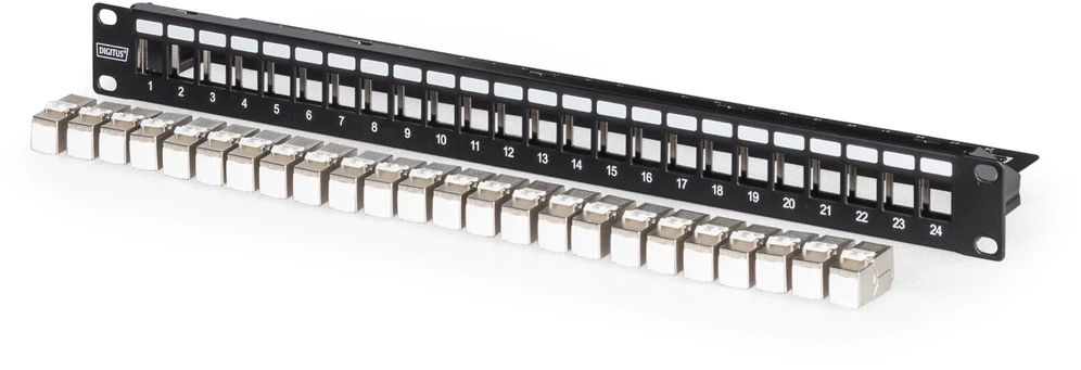 Digitus Digitus Modułowy panel krosowy, 24-portowy, wyposażony w 24x DN-93615